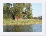 img09390 * Die Sauna nochmal vom See aus... ja, wir sind ganz unspektakulär losgefahren, Richtung Savonlinna...